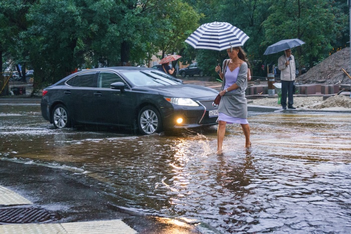 Дождь в Екатеринбурге будет идти весь день