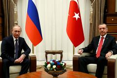 Песков объяснил молчание Эрдогана на встрече с Путиным