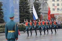 В Екатеринбурге отменили репетицию парада Победы из-за снегопада