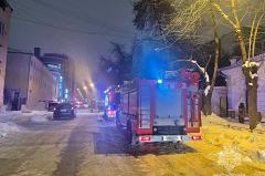 К екатеринбургскому торговому центру съехались пожарные машины