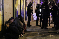 В столкновениях в Мадриде пострадали 88 человек
