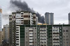 В Екатеринбурге горит один из цехов «Уралмашзавода»