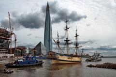В Санкт-Петербурге воссоздали линейный корабль «Полтава»