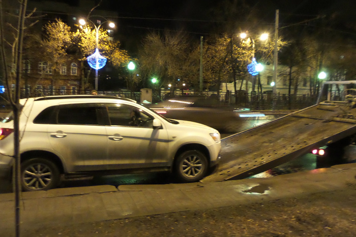 Лишением прав закончилась автомобильная погоня в центре Екатеринбурга