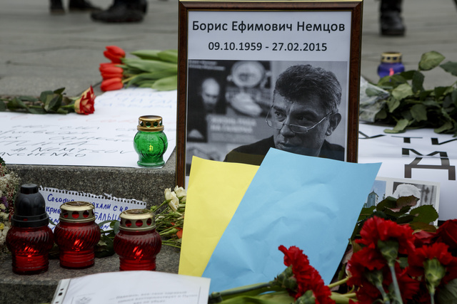 На марше памяти Немцова в Москве задержан депутат Верховной Рады
