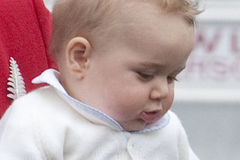 Британский принц Джордж довел девочку до слез