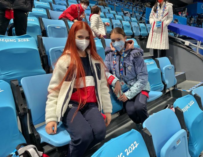 Российские фигуристки Александра Трусова и Анна Щербакова. Фото: Twitter @Olympic_Russia
