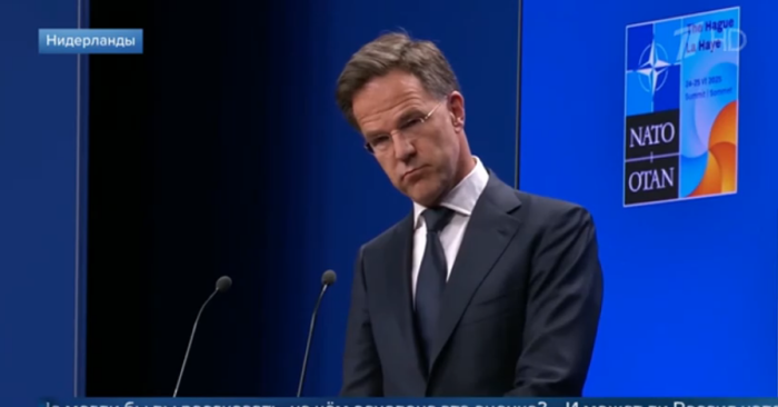 Генсек НАТО, бывший премьер-министр Нидерландов Марк Рютте. Фото: скрин видео Rutube