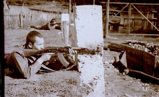 Стрельбище Вижайского батальона в 1980-е. Фото: предоставлено Дмитрием Киреевым