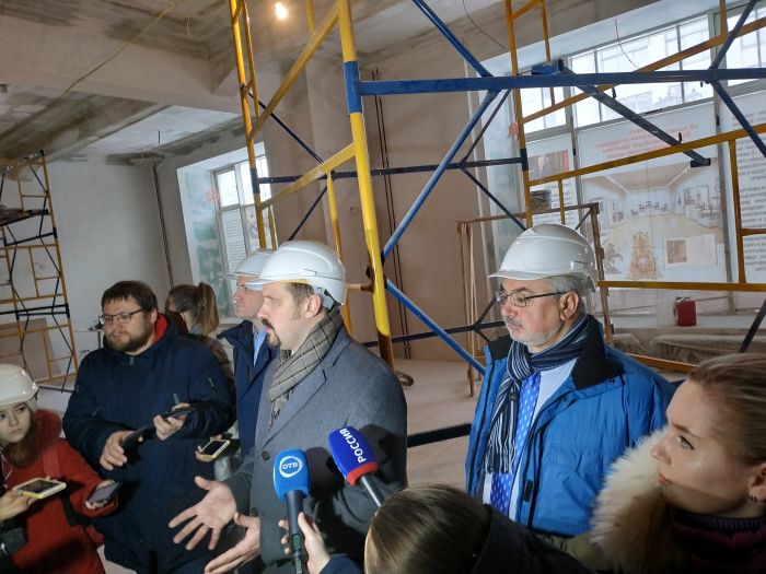 Никита Корытин и Алексей Богданов во время общения с журналистами. Фото: Uralweb.ru