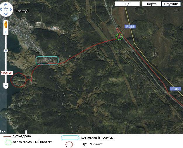 Карта таватуй свердловская область