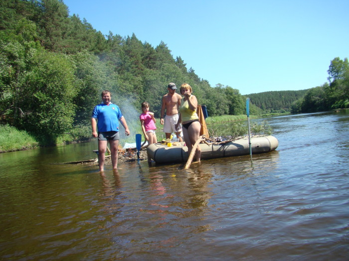 Сплав по реке реж от Першино