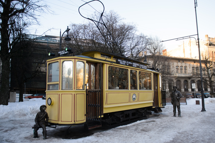 Выборгский трамвай-кофейня