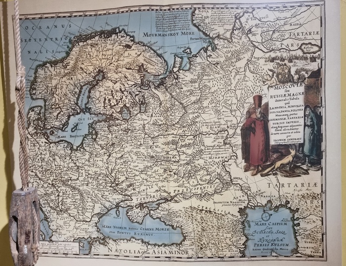 Карта находится в краеведческом музее Ярославля (Т