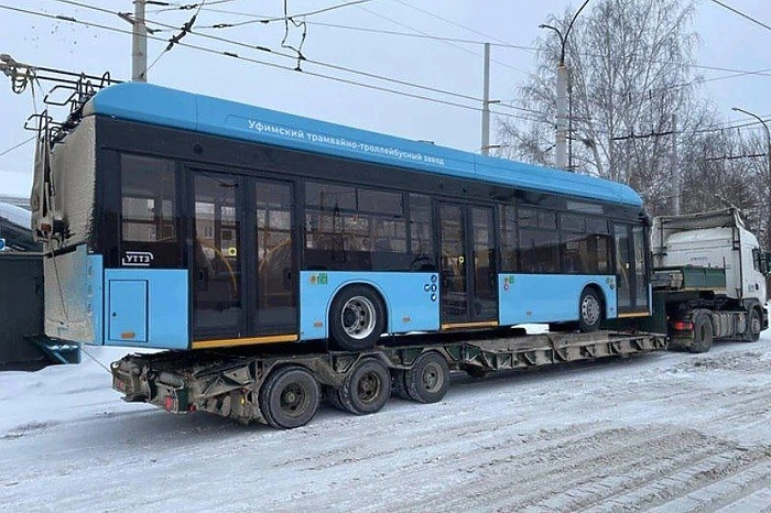 Первые троллейбусы от уфимского завода прибыли на обкатку в Екатеринбург