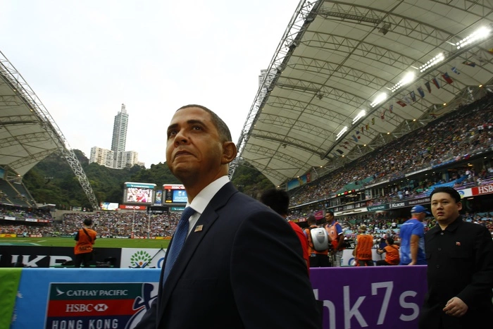 Обама выступил на публике впервые после ухода с поста президента США