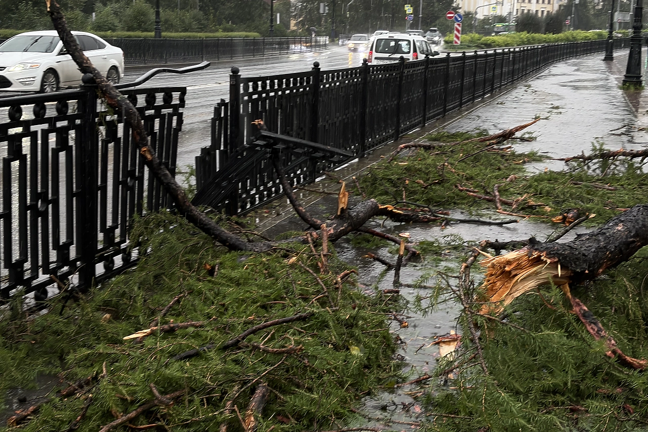 Стихия обрушилась на Екатеринбург