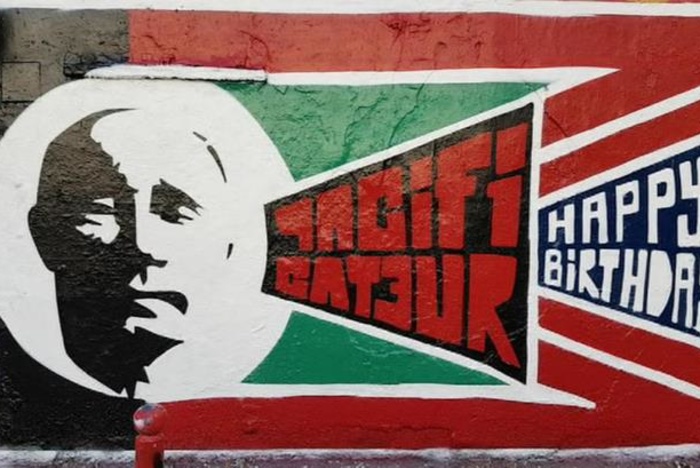 Граффити с Путиным появились в Берлине, Париже и Барселоне