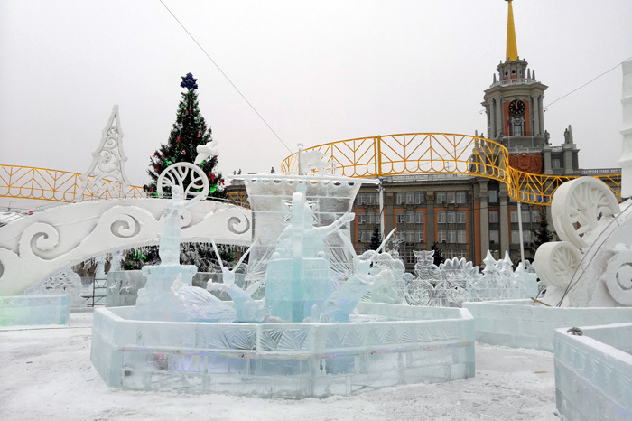Сегодня состоится открытие ледового городка на площади 1905 года