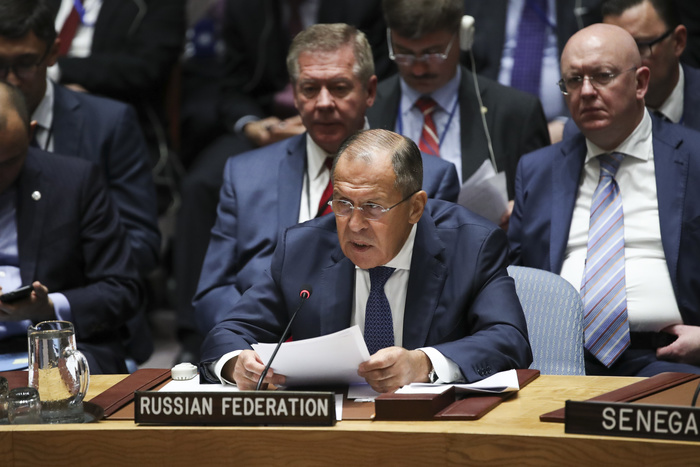 Порошенко и Пенс отказались слушать выступление Лаврова в Совбезе ООН