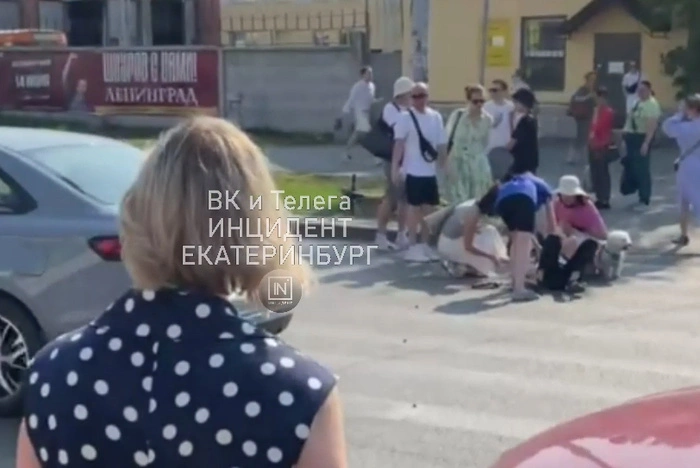 На улице Щорса сбили самокатчицу