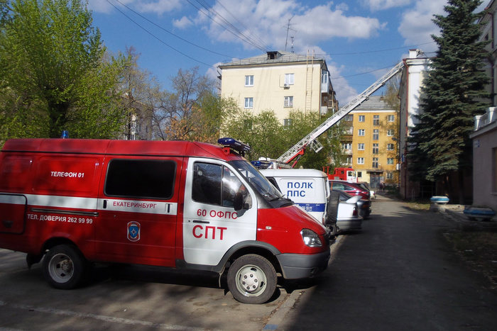 На Первомайской, 60 горело бесхозное здание