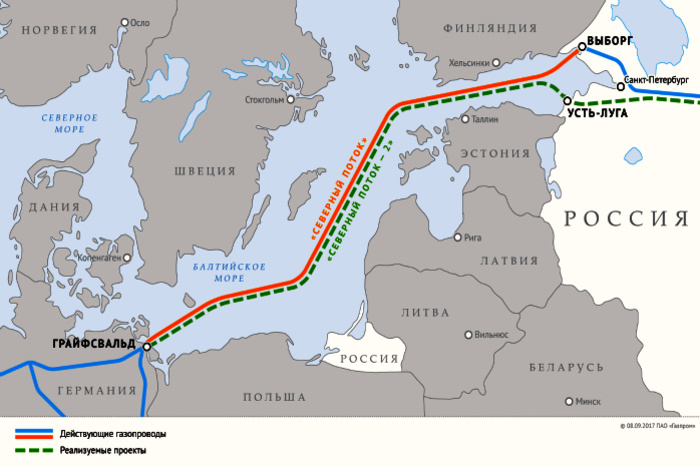 В «Газпроме» оценили влияющие на достройку «Северного потока-2» факторы