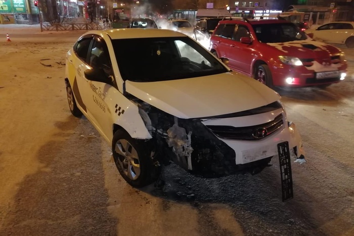 В Екатеринбурге выросло число ДТП с пострадавшими по вине водителей такси