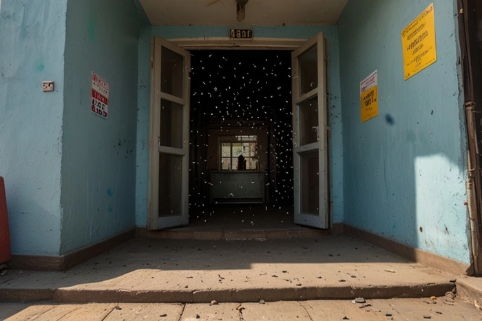 В Екатеринбурге мухи выселяют людей из подъезда