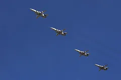 Над площадью 1905 года прошла репетиция авиапарада