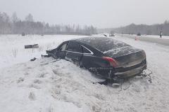 В Свердловской области произошло ДТП, в котором пострадали три человека