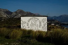 Екатеринбургский стрит-арт художник показал новый проект в Черногории