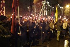 В Таллине прошло факельное шествие националистов