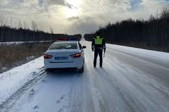 В Свердловской области из-за непогоды ввели ограничения на одной из главных трасс