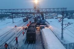 На Среднем Урале сошли с рельсов восемь вагонов с углем