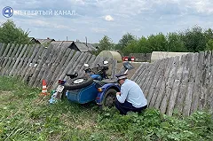Пожилой мотоциклист погиб в Верхней Туре