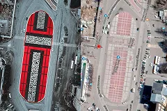 Теперь дубинка: ещё один эскиз Покраса Лампаса для Площади Первой Пятилетки