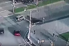 На Токарей иномарка едва не убила велосипедиста, который нарушил ПДД