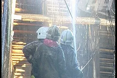 Вышка сотовой связи сгорела минувшей ночью на Ботанике