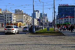 Что-то не сходится. Половины «зебры» на Ленина построили в разных местах