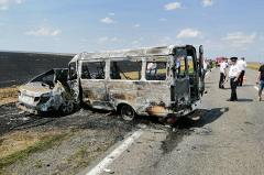 Пять человек погибли в ДТП с маршруткой на Ставрополье