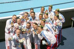 Российские синхронистки победили на чемпионате мира в произвольной программе