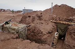 В районе Горловки заметили трехкилометровую колонну танков