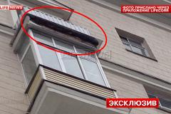 Упавший кусок балкона убил прохожего в Москве