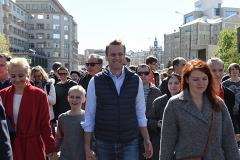 Алексей Навальный, отсидевший в спецприемнике 50 суток, вышел на свободу