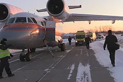 Российский военный транспортник приземлился в Турции