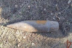 Взрывоопасный снаряд нашли в свердловском селе