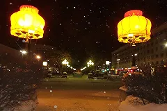 В центре Екатеринбурга снова появились любимые абажуры