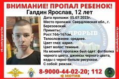 Под Екатеринбургом пропал 12-летний мальчик