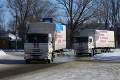 50-я колонна с гуманитарной помощью готовится к отправке в Донбасс